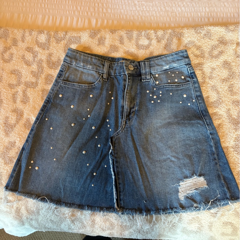 Guess Blue Denim Skirt